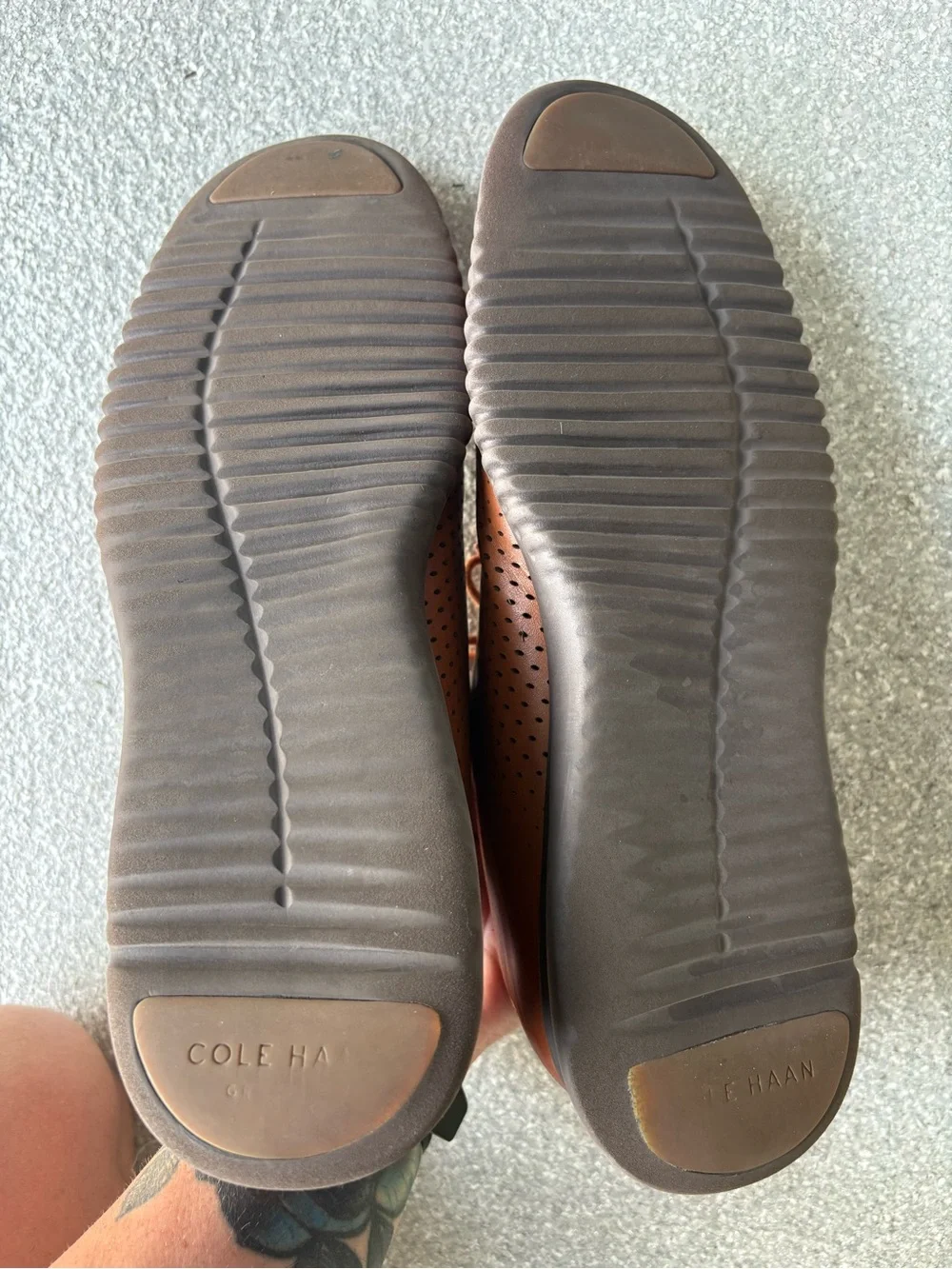 Cole Haan Men's 2.ZERØGRAND Laser Wingtip Oxfords size 11.5